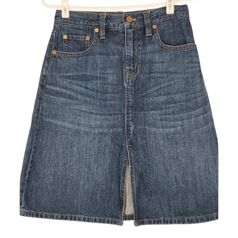 Madewell‎ Blue Denim Skirt